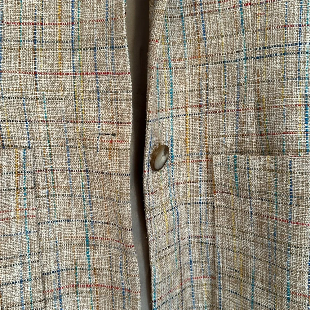 Neiman Marcus Silk Tweed Blazer - Picture 3 of 13